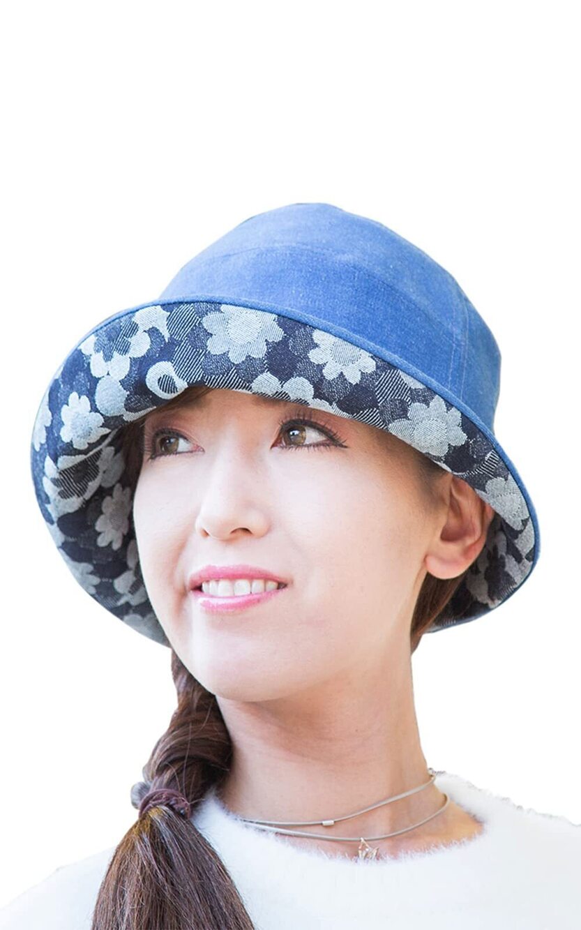 3402 crearekiki Made in Japan Hat UV Protection Okayama Denim Margaret Mom